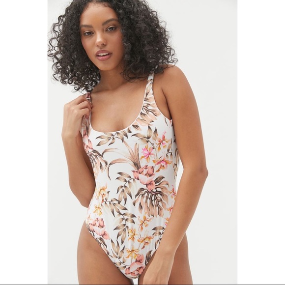Billabong Low Back Tropical One Piece - NWT! Large - Picture 3 of 12